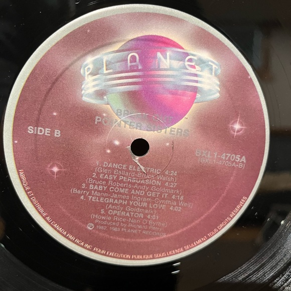Pointer Sisters – Break Out
Vinyl, LP, Album:
1983
Electronic, Funk / Soul, Pop - Picture 4 of 5